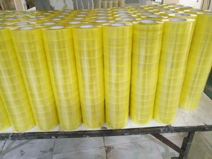 Yellowish Bopp Packing Tape Carton Sealing Tape