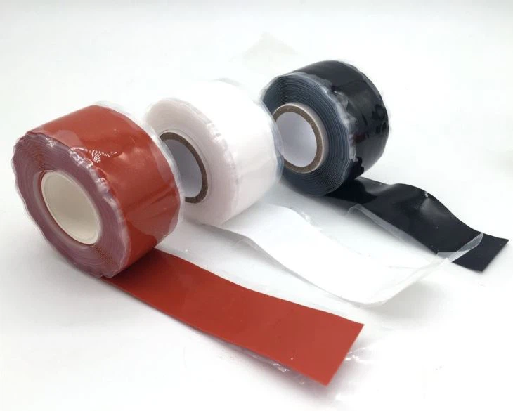 White Double Sided Self Fusing Soft Silicone Adhesive Insulation Heating Tape
