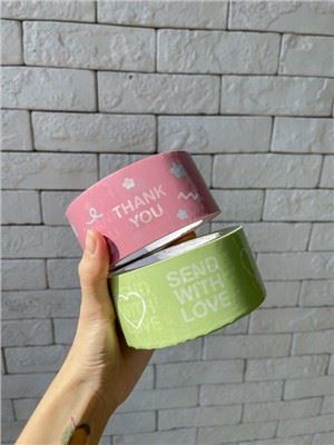 Ruban d’étanchéité en carton avec logo Pantone Color Printed Packing Tape Small MOQ